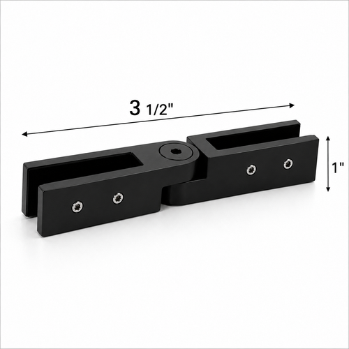 Adjustable Glass-to-Glass Railing Bracket