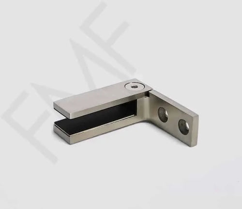 Square Slim 90°  Downward Wall-Glass Clamp 316-SS-Brushed