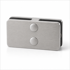 Z-Series - Square 180° Glass-Glass Clamp 316SS