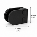 68MM Glass Railing Clamp - Round Base