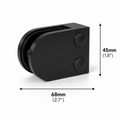 68MM Glass Railing Clamp - Flat Base