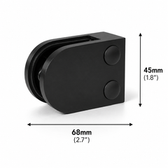 68MM Glass Railing Clamp - Flat Base