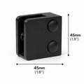 45MM Glass Railing Clamp - Flat Base