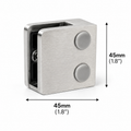 45MM Glass Railing Clamp - Flat Base