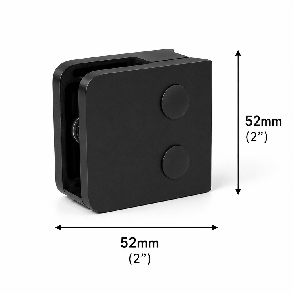 52MM Glass Railing Clamp - Round Base