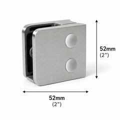 52MM Glass Railing Clamp - Round Base