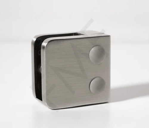 52MM Zinc Glass Railing Clamp - Flat Base