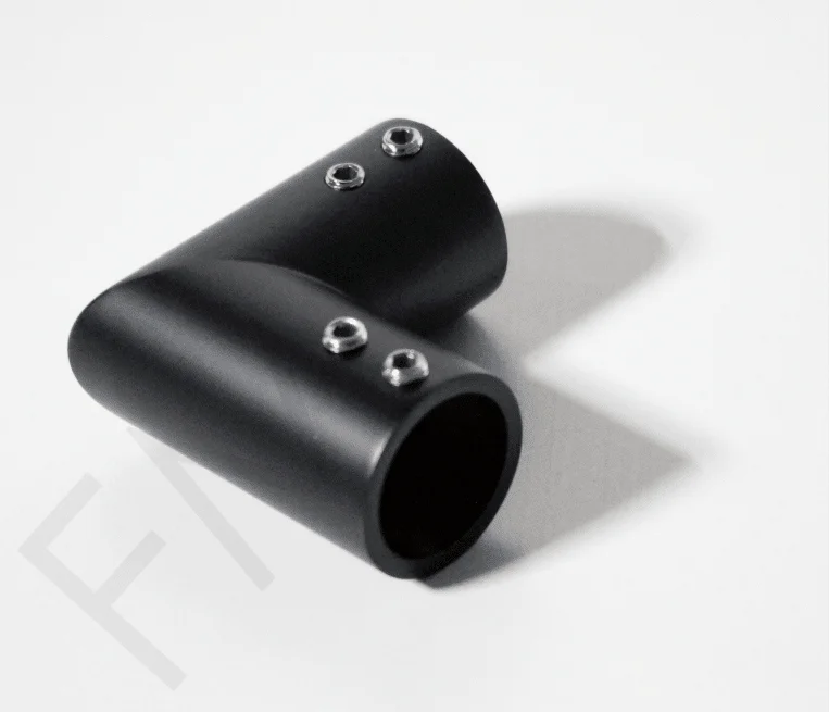 90° Connecter fitting for Glass Support Bar