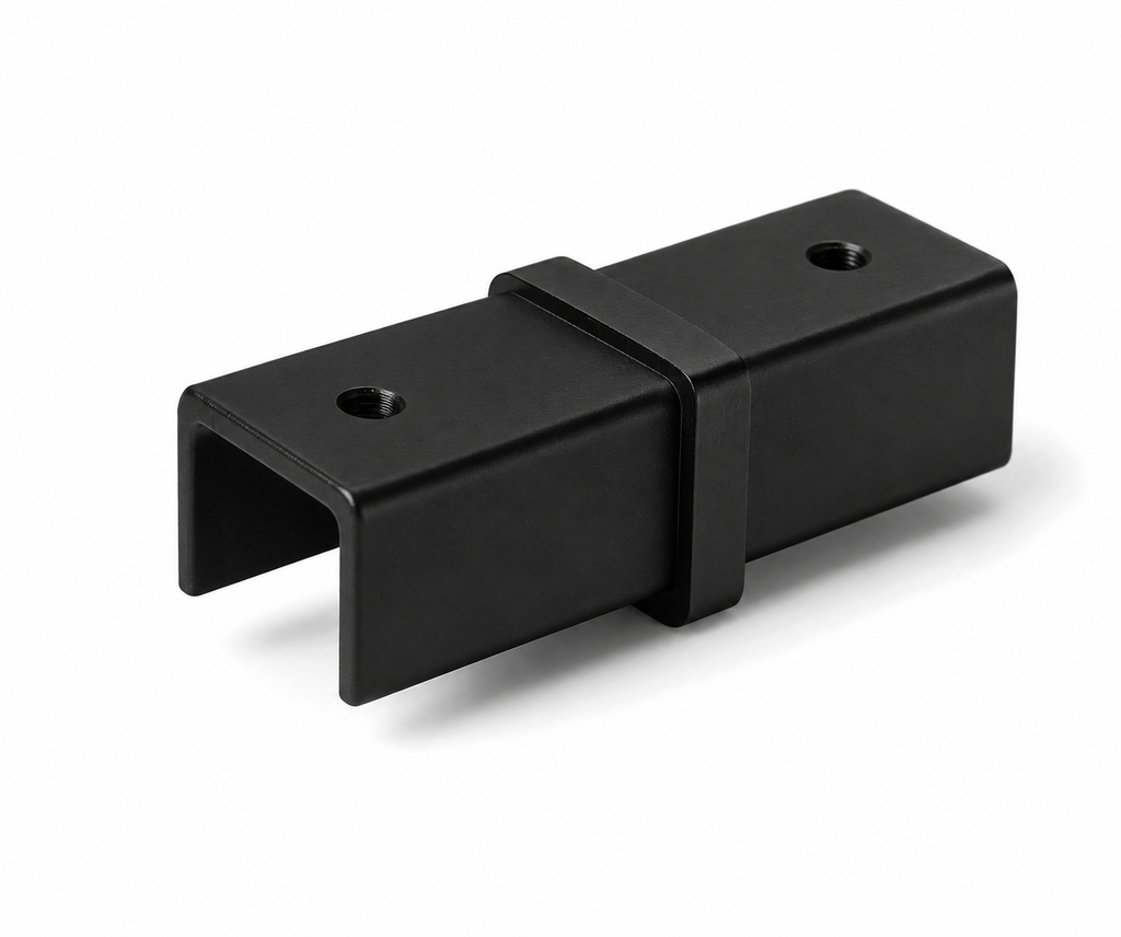 Straight Connecter for Rectangular Cap 25x21mm Handrail