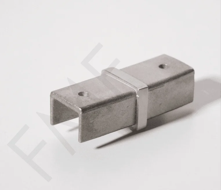 Straight Connecter for Rectangular Cap 25x21mm Handrail