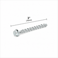 3" x 3/8" FMF EZ-Bolts w/ 7/16" Hex-Head (Pack of 100)