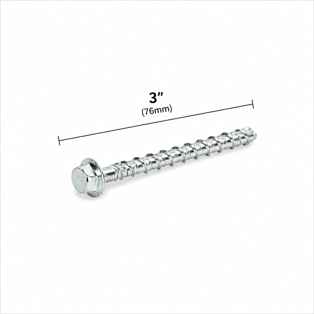 3" x 3/8" FMF EZ-Bolts w/ 7/16" Hex-Head (Pack of 100)