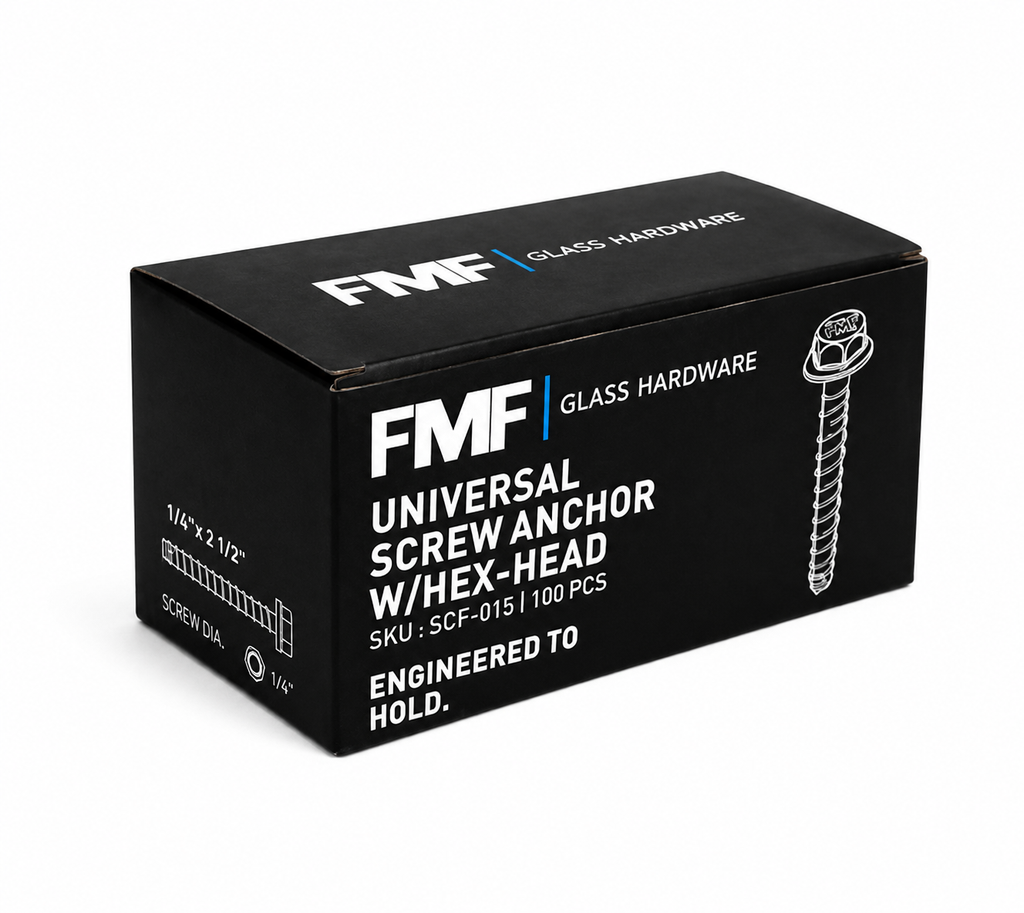 3" x 3/8" FMF EZ-Bolts w/ 7/16" Hex-Head (Pack of 100)