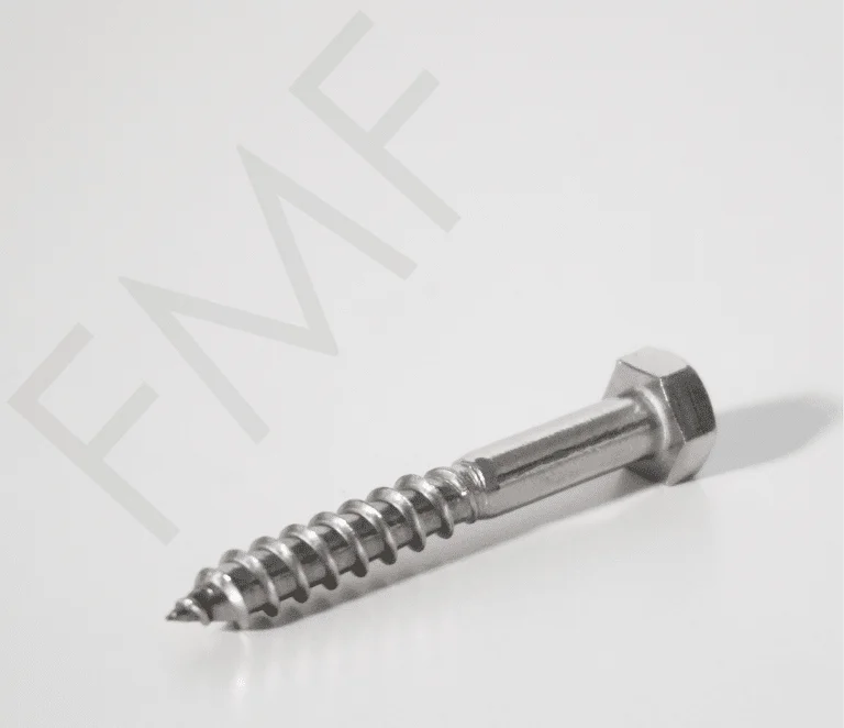 Hex Head Wood Tapping Screw (Pack-10pcs)