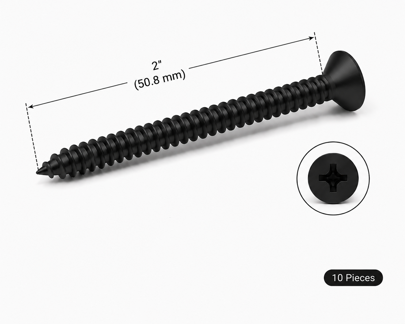 Shower Hinge Screw (Pack-10pcs)