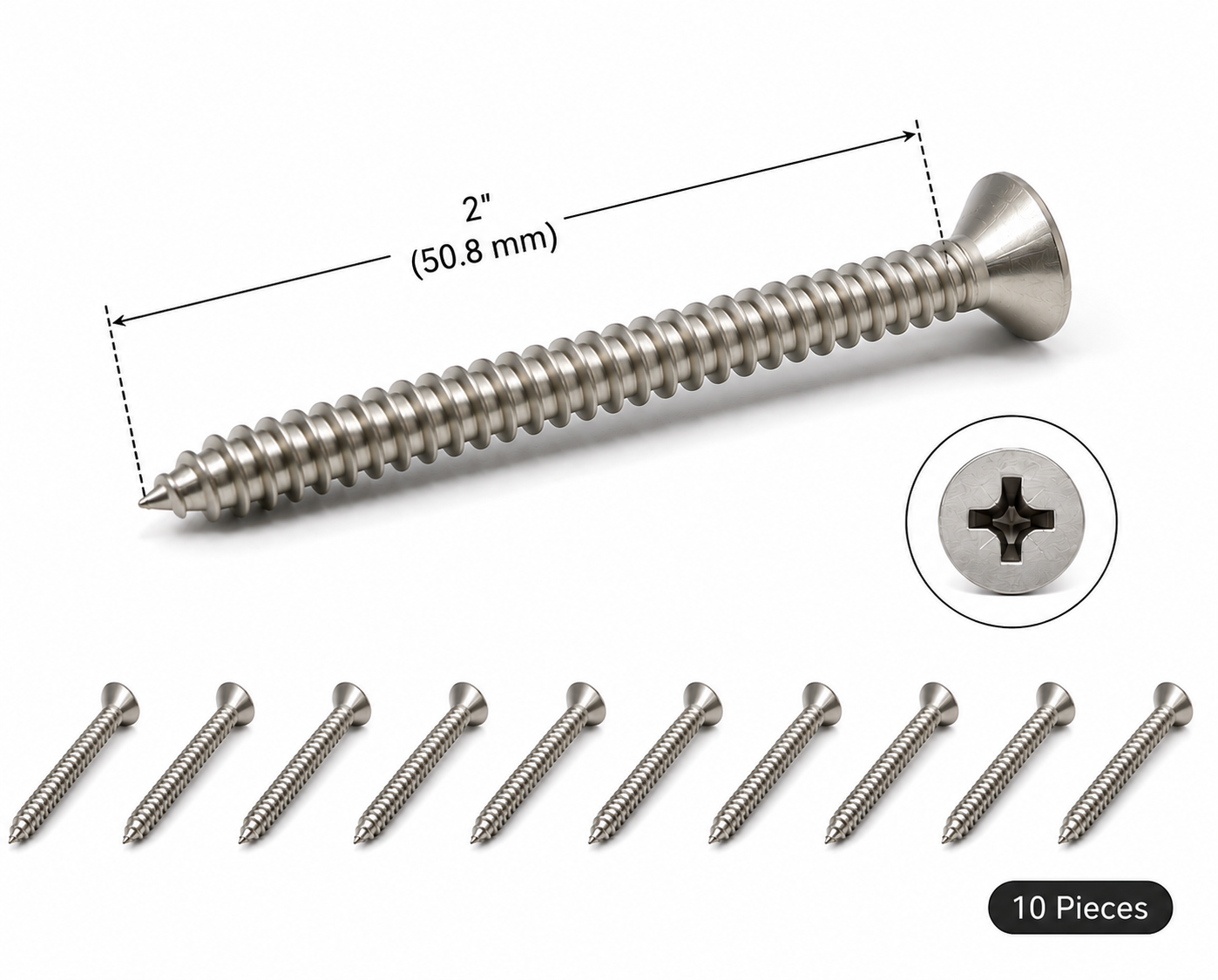Shower Hinge Screw (Pack-10pcs)