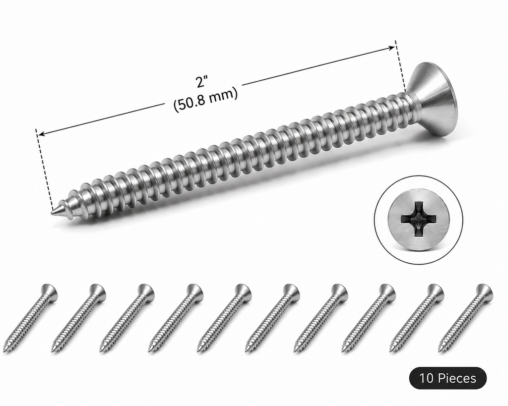 Shower Hinge Screw (Pack-10pcs)