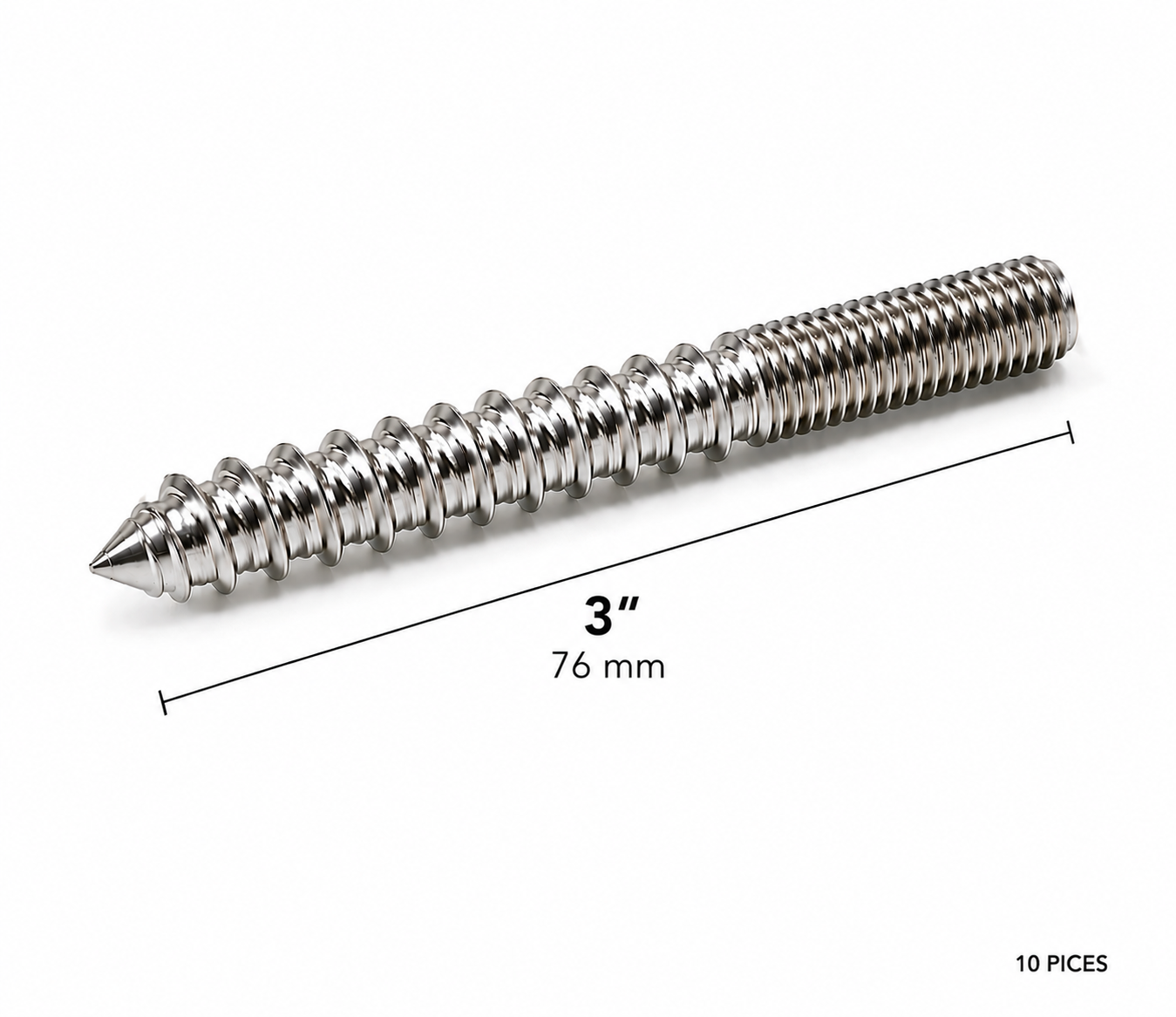 Standoff Anchor Bolts-304SS (Pack of 10)