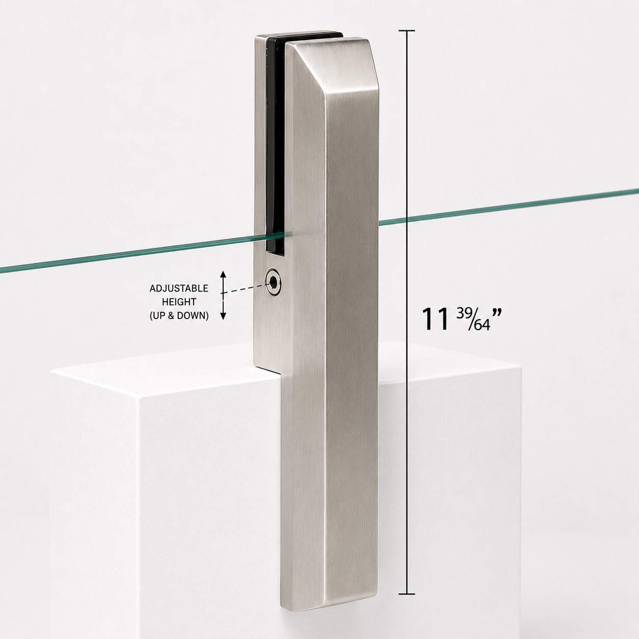 6" Edge Mount Square Spigot 2205SS