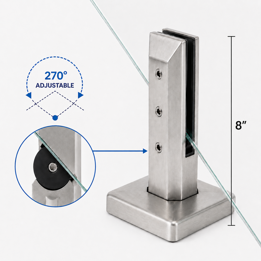 8" Square Stair-Angle Spigot – SS225