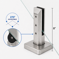 8" Square Stair-Angle Spigot – SS225