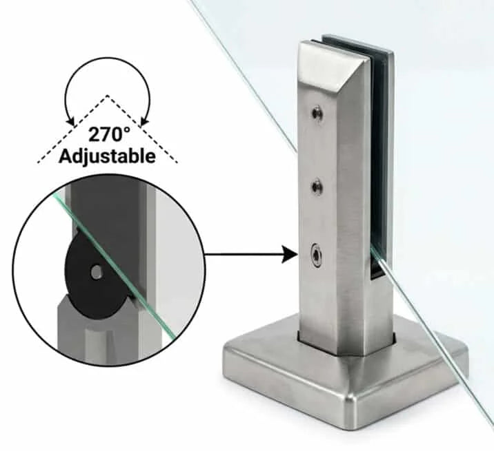 Square 8" Stair-Angle Spigot