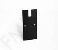 4" Sidelite Rail System End Cap Applicable for 10mm & 12mm Tempered Glass - Matte Black