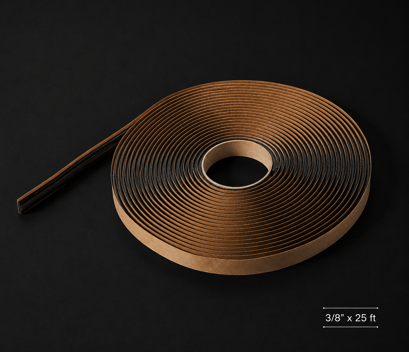 3/8" Black Mirror Butyl Tape
