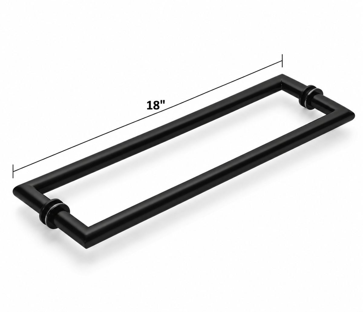 Mitered Double-Sided Towel Bar