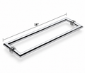 Mitered Double-Sided Towel Bar