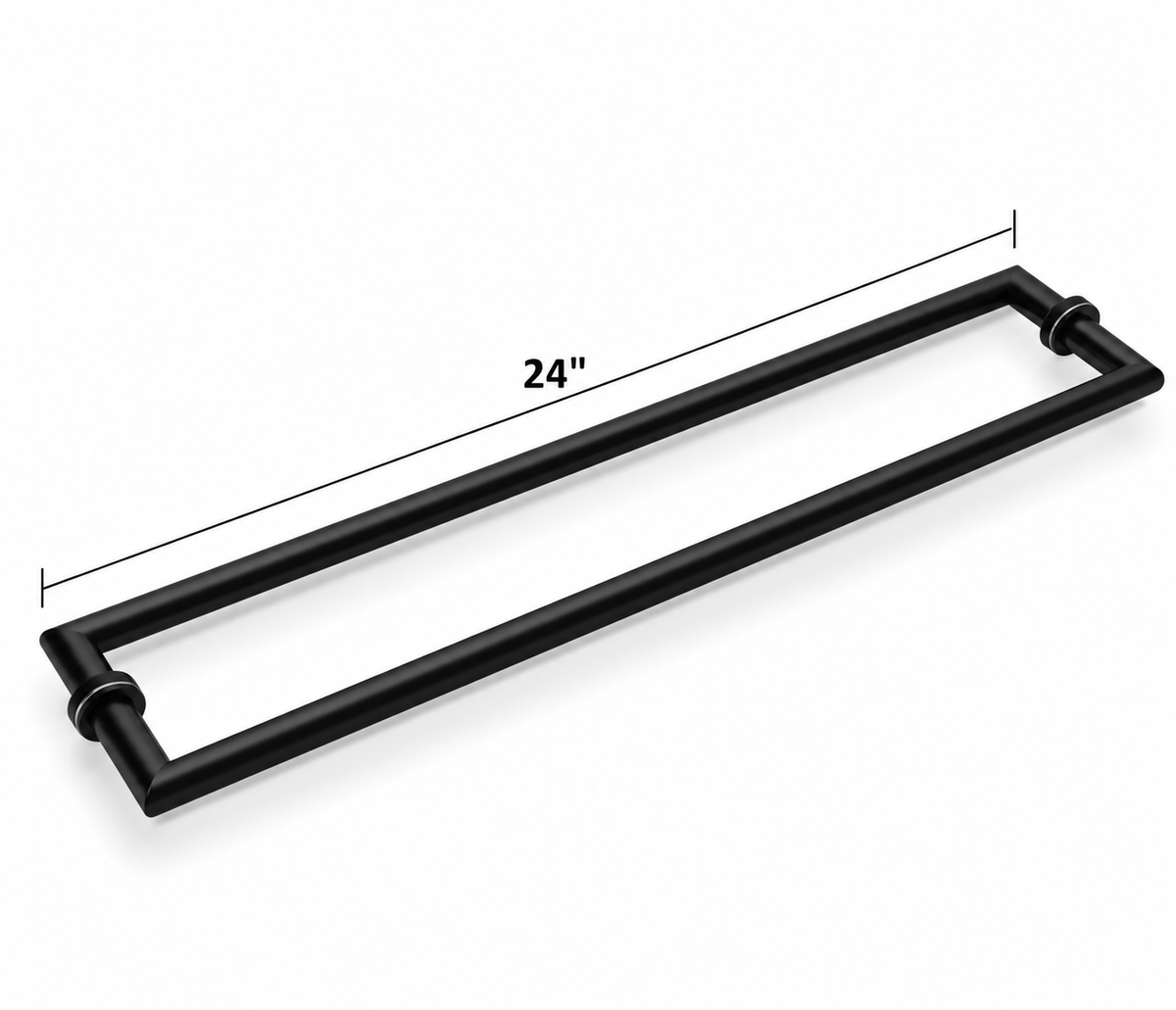 Mitered Double-Sided Towel Bar