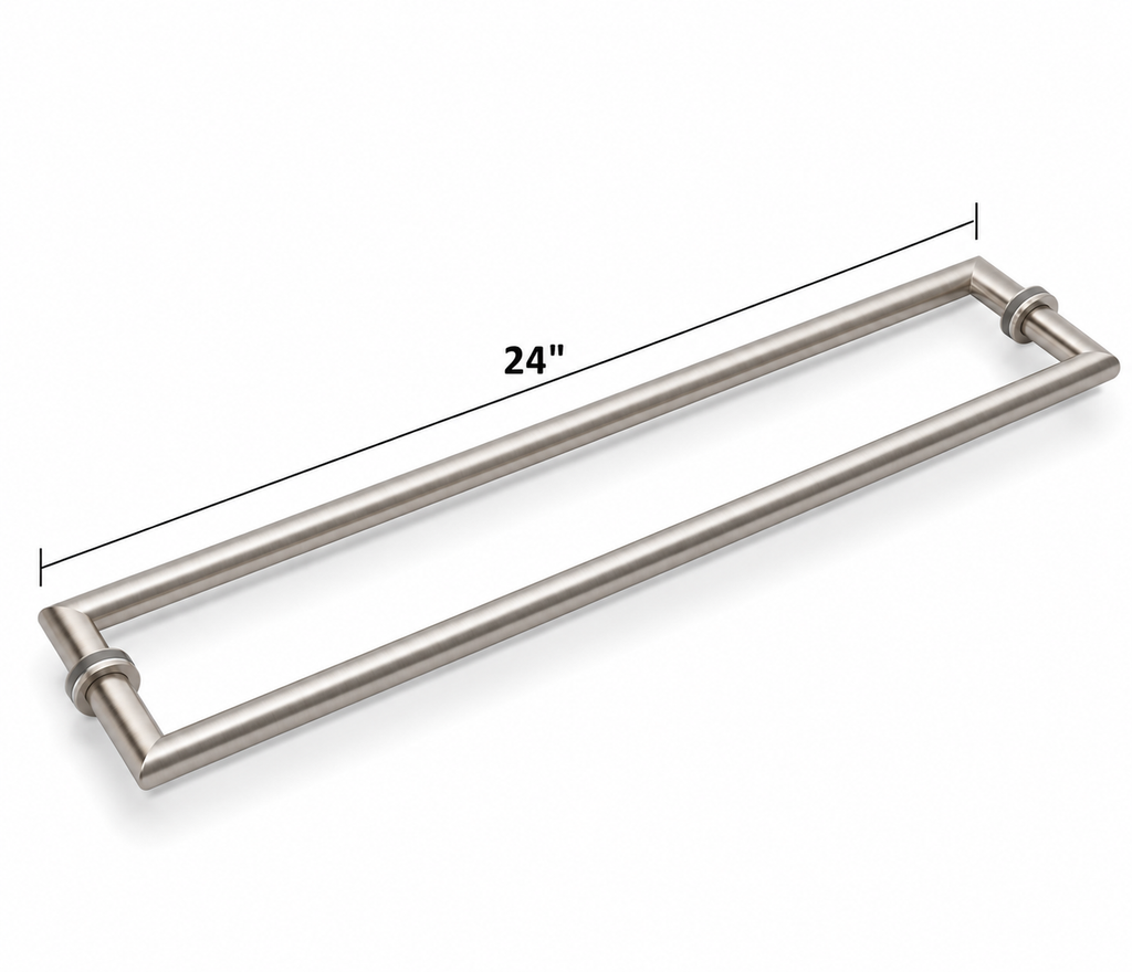 Mitered Double-Sided Towel Bar