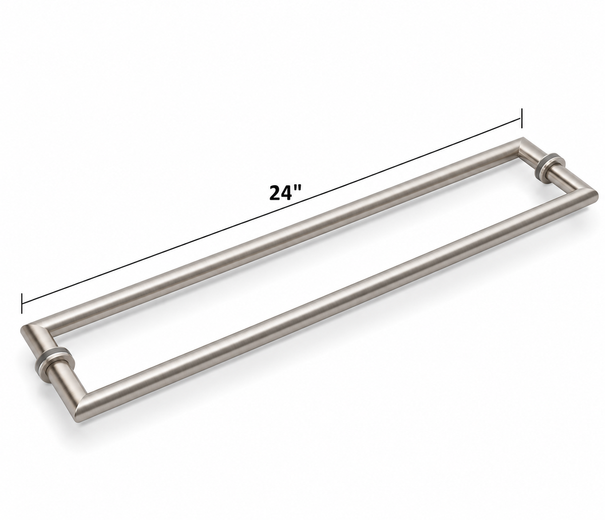 Mitered Double-Sided Towel Bar