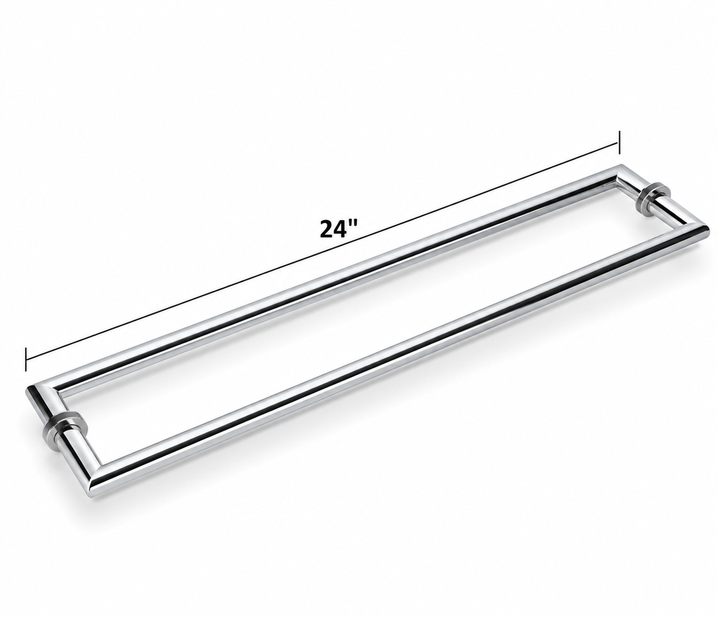 Mitered Double-Sided Towel Bar