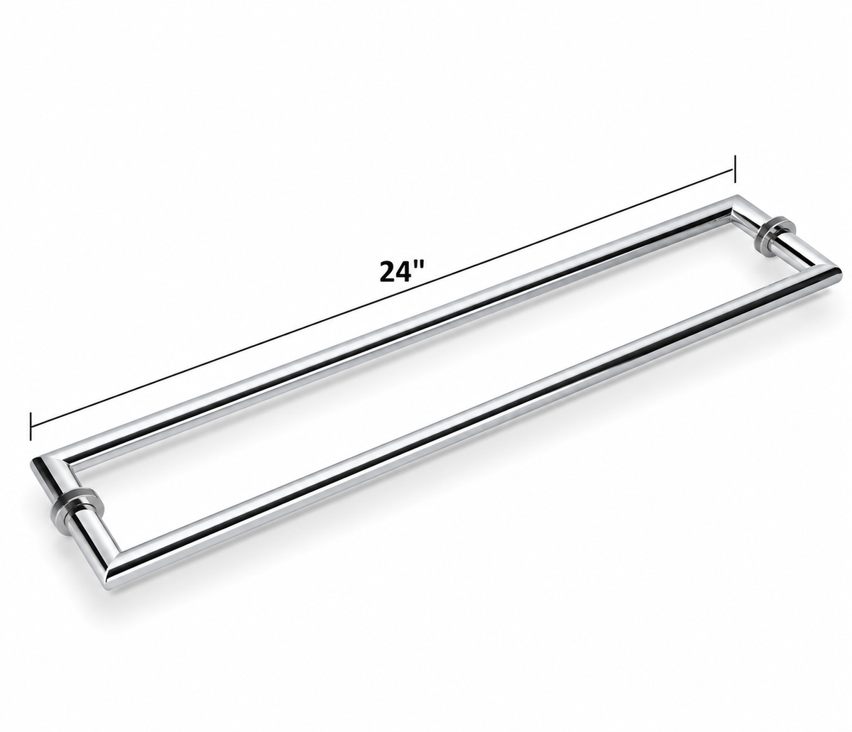 Mitered Double-Sided Towel Bar