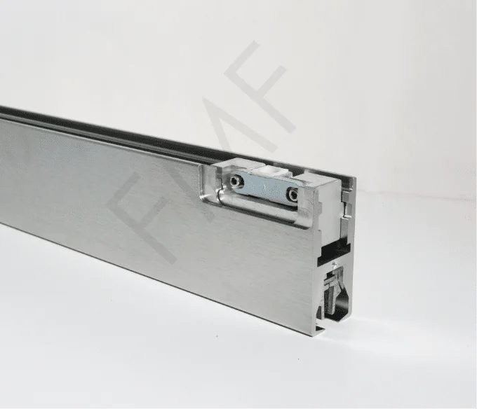 4" Commercial Top Door Rail
