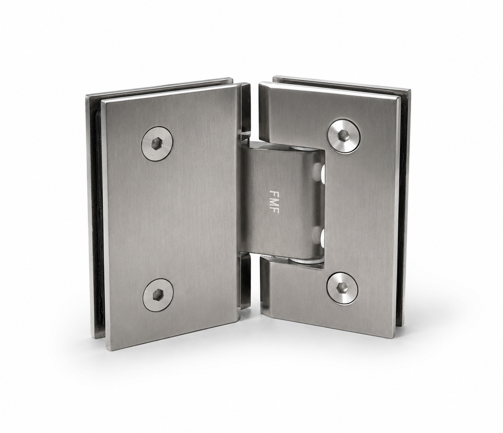 135° Heavy Duty Glass-to-Glass Hinge
