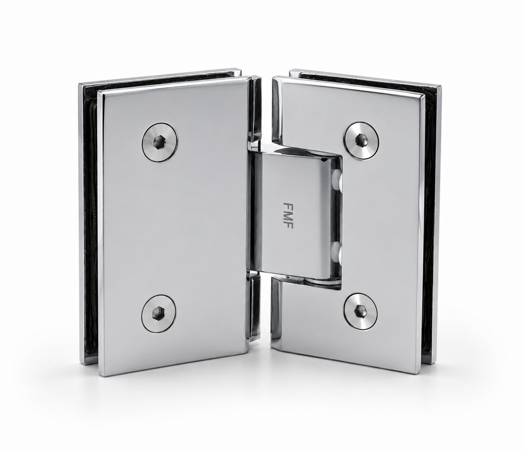 135° Heavy Duty Glass-to-Glass Hinge