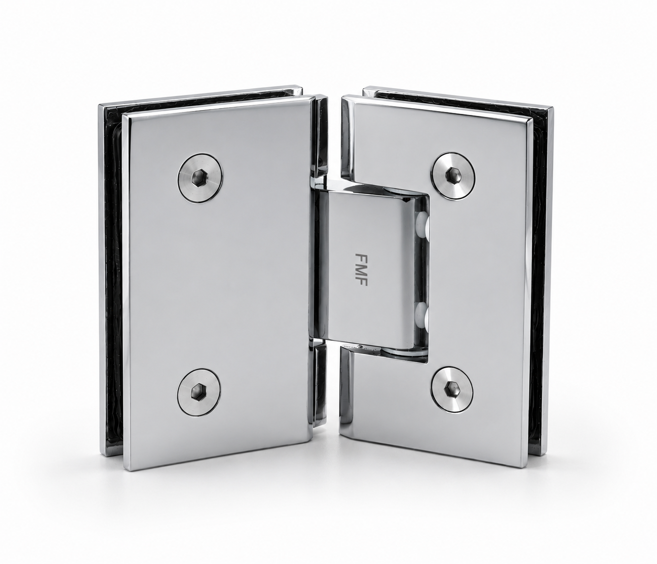 135° Heavy Duty Glass-to-Glass Hinge