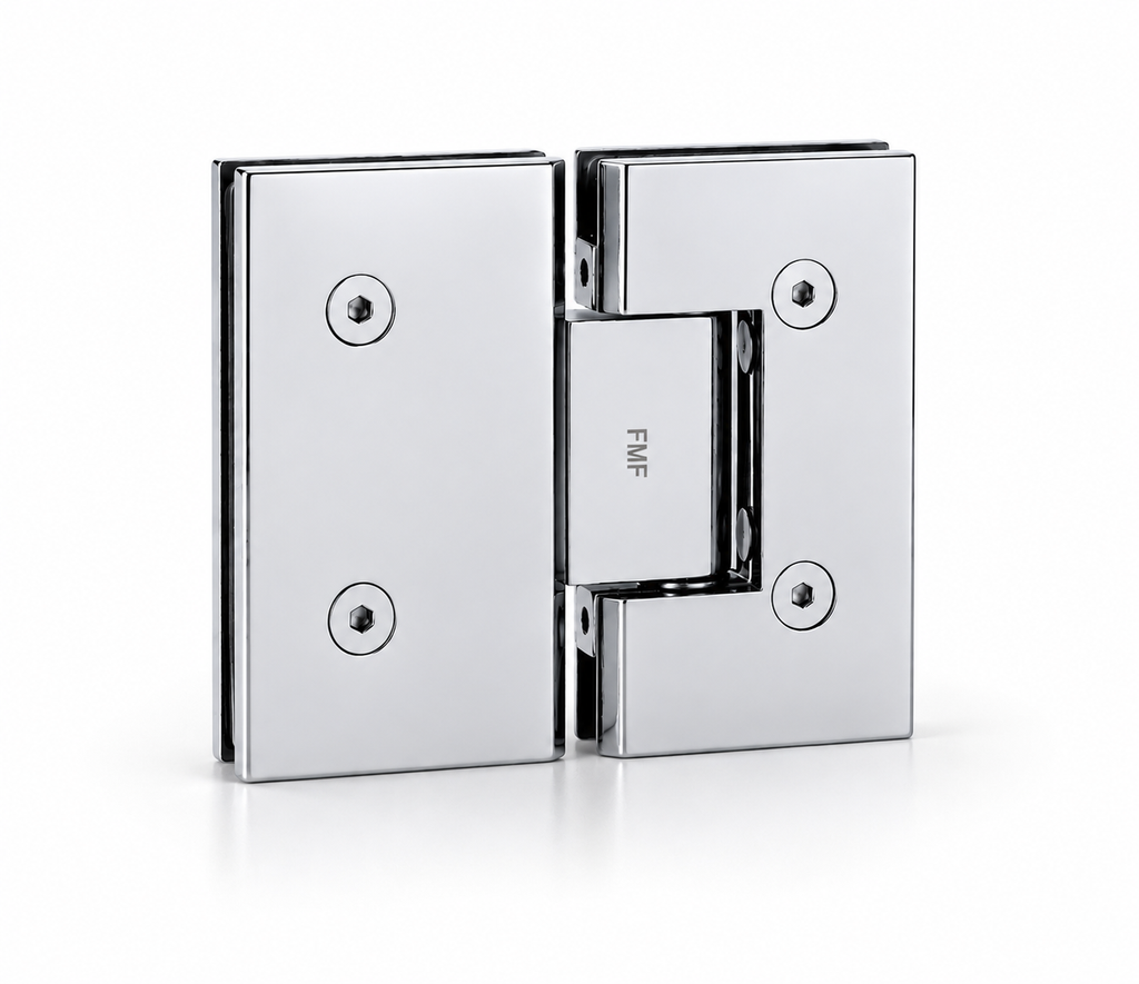 180° Heavy Duty Glass-to-Glass Hinge