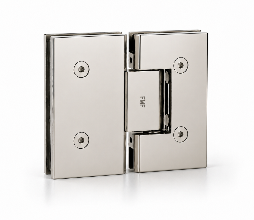 180° Heavy Duty Glass-to-Glass Hinge