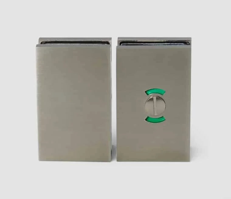 Washroom Glass Door Lock - Thumbturn