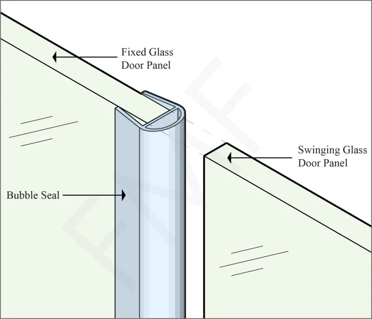 10mm Sliding Door Bubble Seal