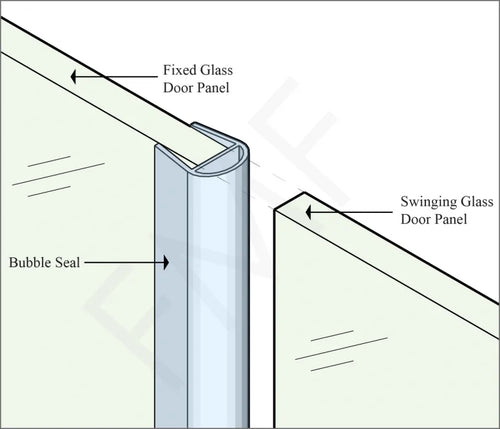 10mm Sliding Door Bubble Seal