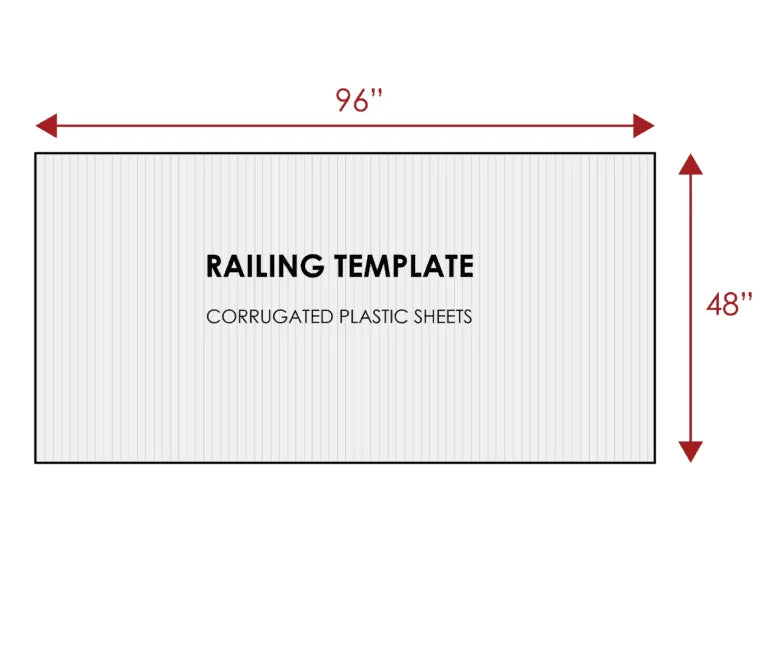 4' x 8' Template Sheet