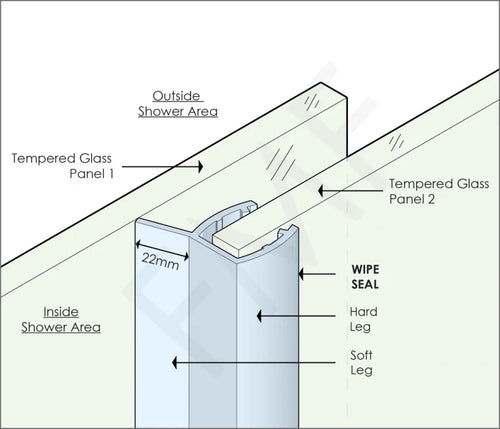 10mm Sliding Door Wipe Seal