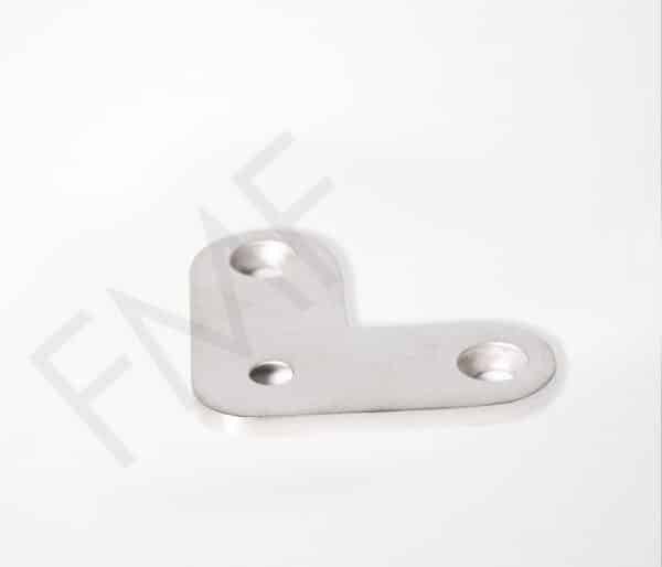 90° Flat Saddles - Brushed Stainless