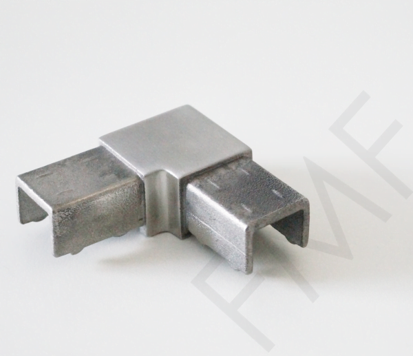 FMF 90° Elbow for 25x21mm Square Cap Handrail is perfect for attaching the corners of a square stainless steel cap railing system. The stylish and attractive square cap is commonly used for railing systems where the corners are connected at 90°. They are corrosion resistant as they are made of 316 stainless steel. The 90° Elbow for 25x21mm Square Cap Handrail is easy to install and provides maximum functionality by adjoining the square corners effectively for a longer run. They are proven to offer maximum durability and support to handrails in both interior and exterior environments and areas such as pool fences, porches or balconies where railing systems are exposed to harsh weather conditions.