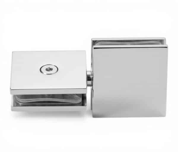 Transom Glass Clamp - Chrome