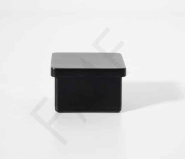 40x40MM End Cap - Matte Black, 40x40mm